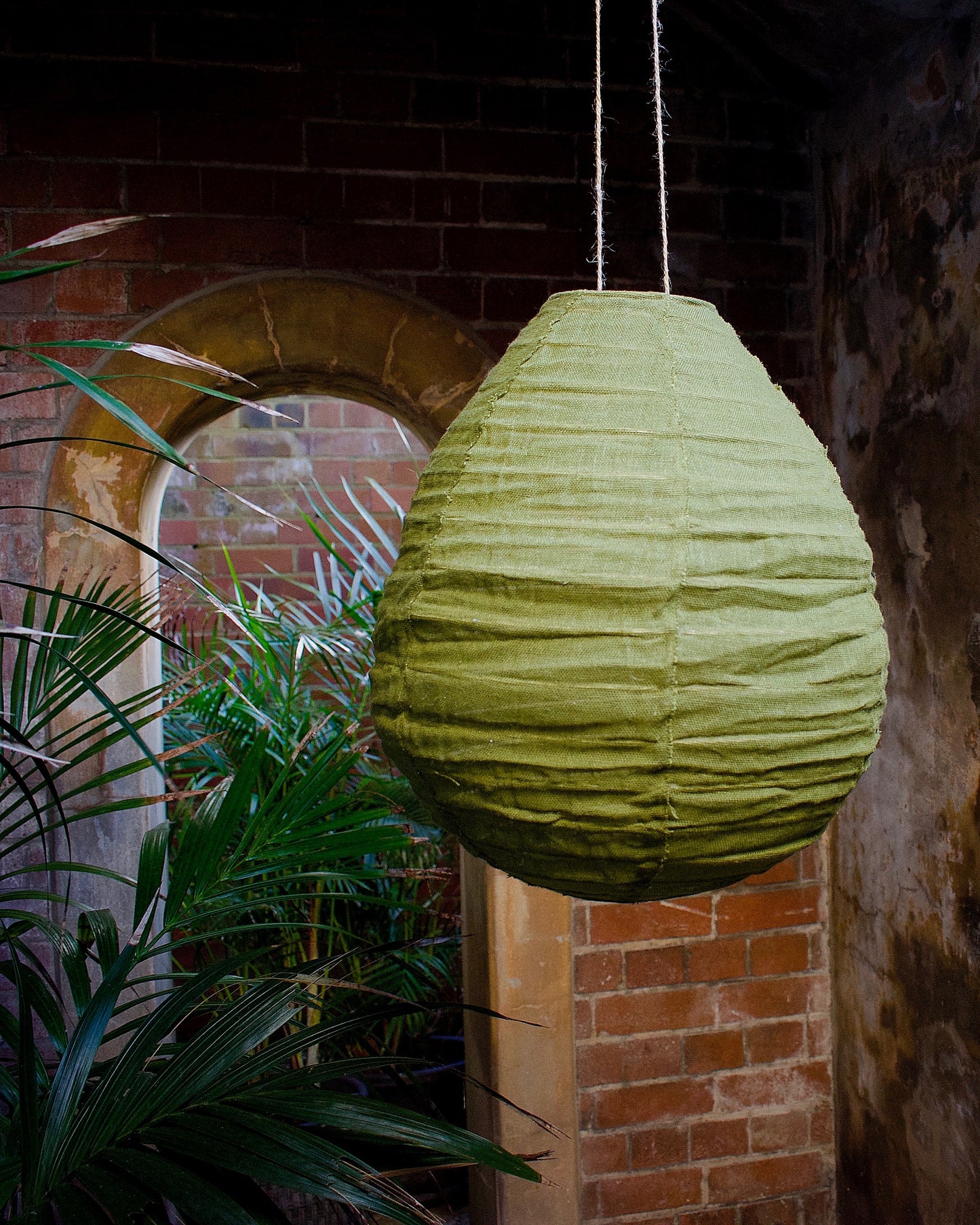 Ovo Linen Pendant Light
