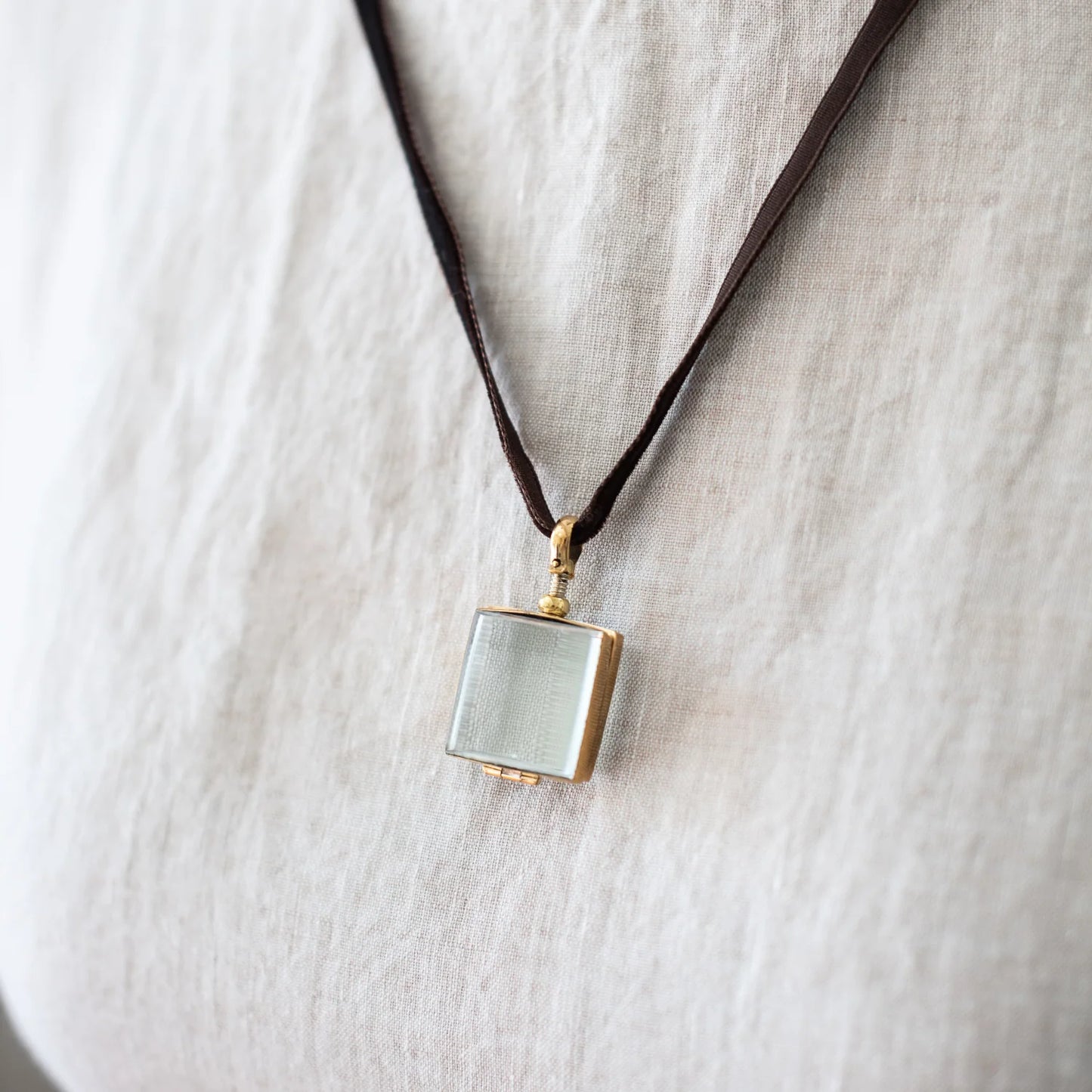 Rock Crystal Lockets