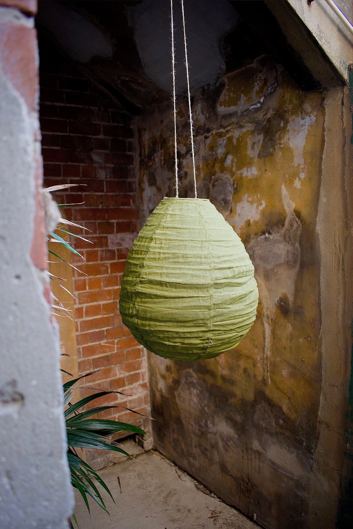 Ovo Linen Pendant Light