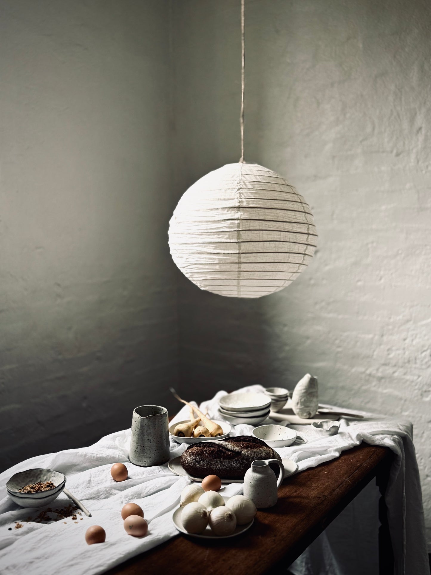 Mōna Linen Pendant