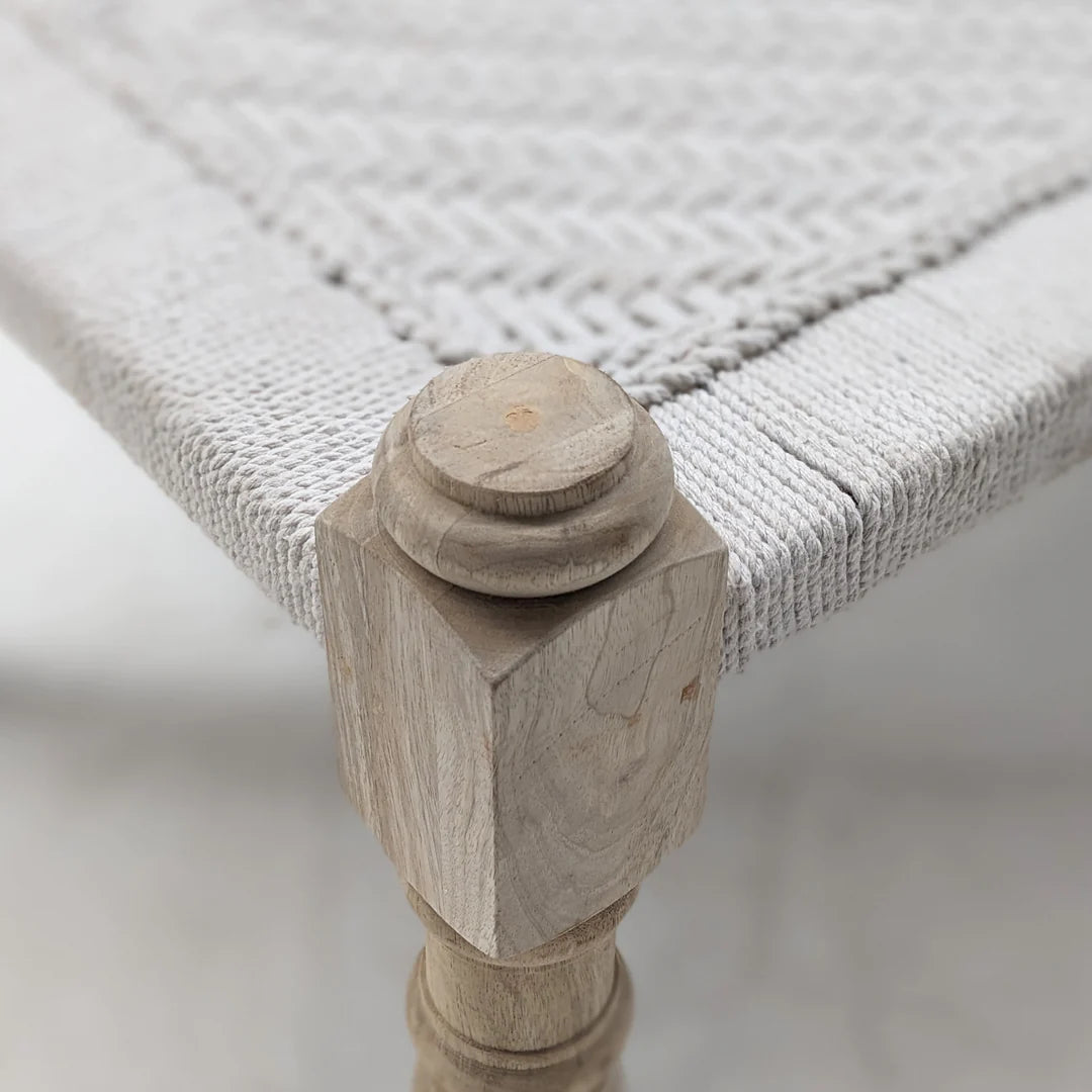 Jute Woven Bench