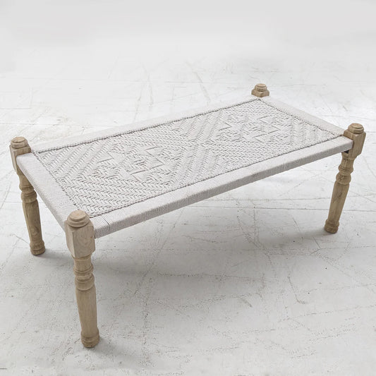 Jute Woven Bench