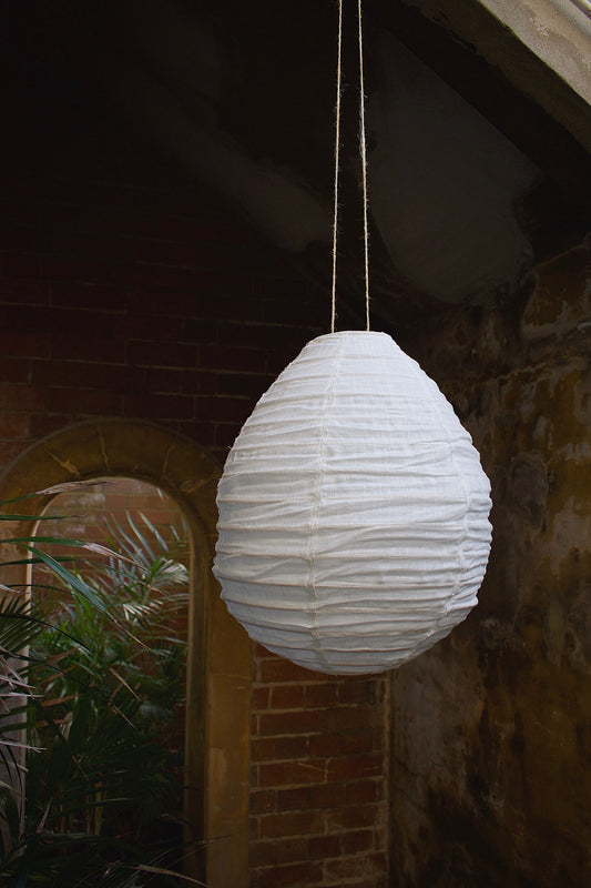 Ovo Linen Pendant Light