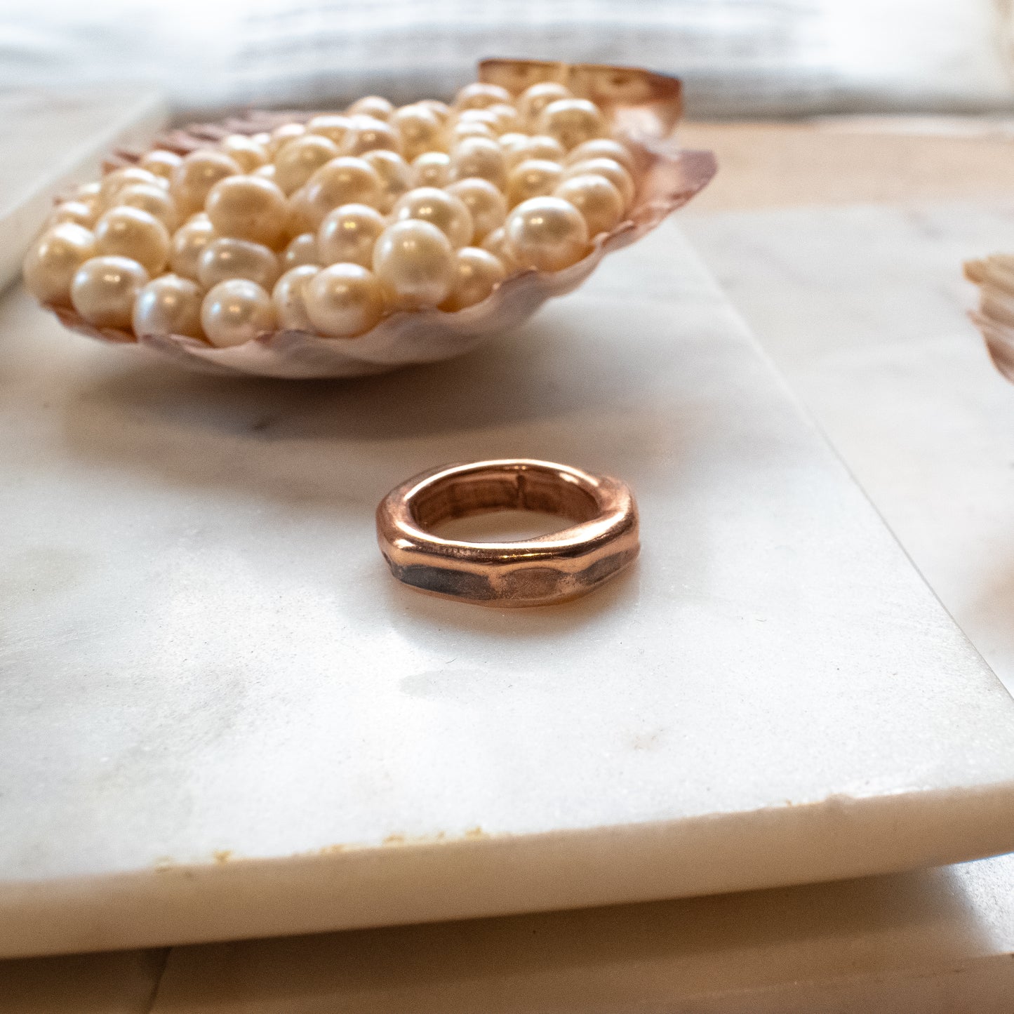 WADE Bronze Textured Rings