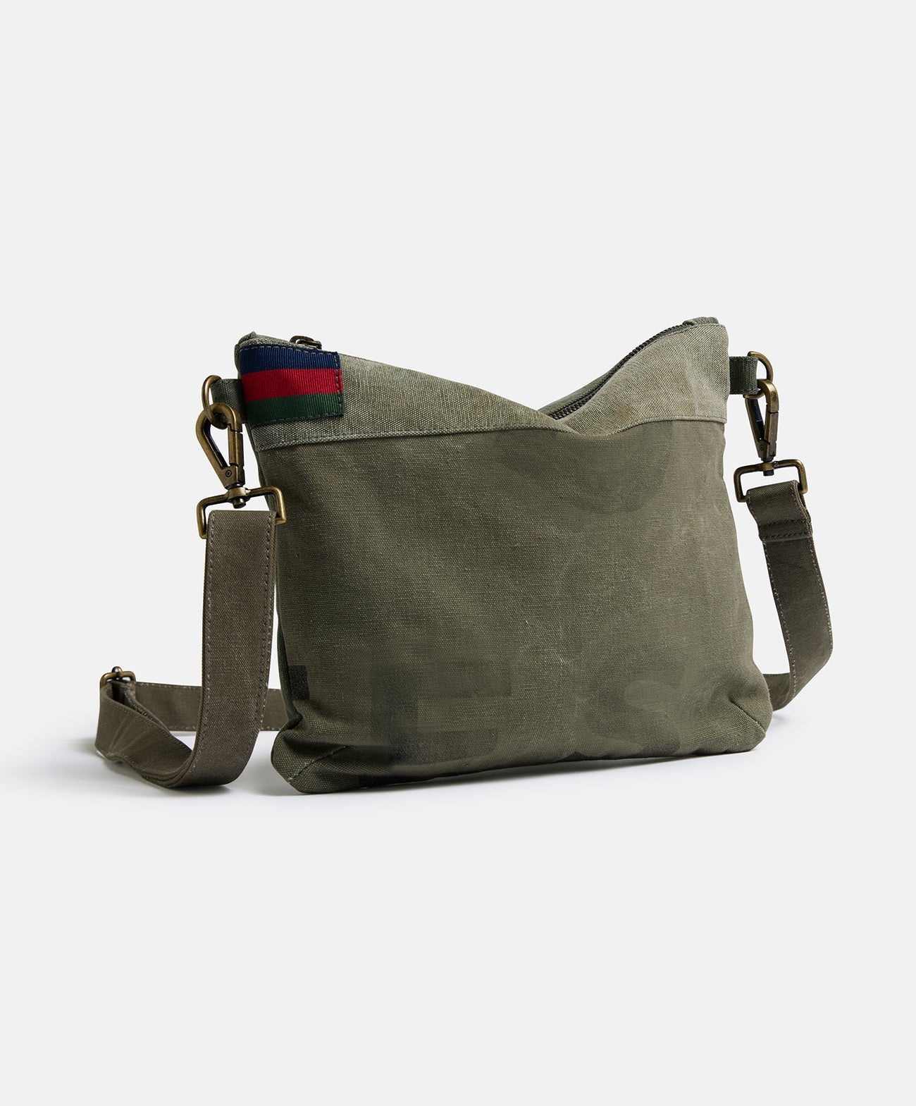 Land of Mates Clutch Upcycled Khaki