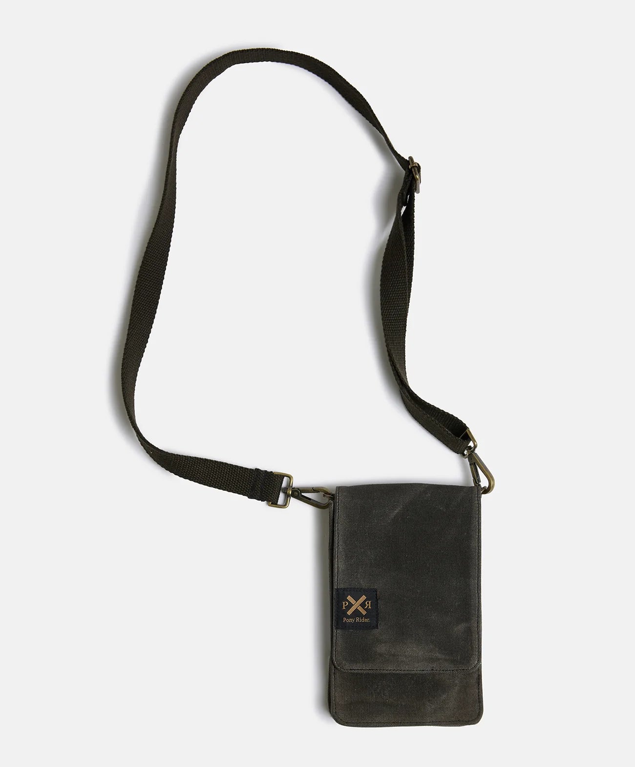 The Slow Road Phone Satchel - Black