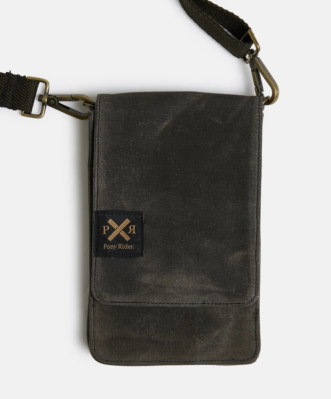 The Slow Road Phone Satchel - Black
