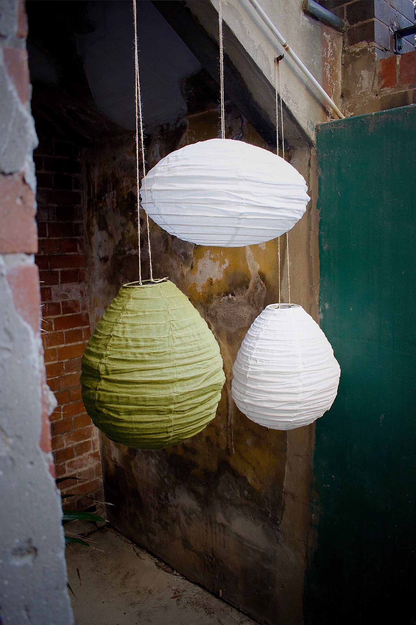 Ovo Linen Pendant Light