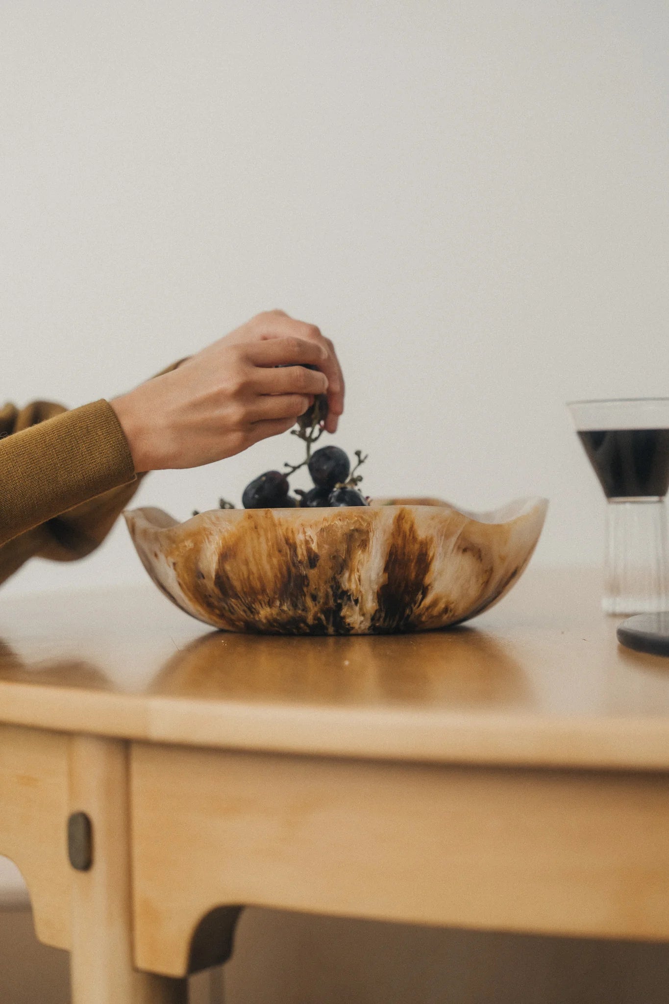 Flow Resin Salad Bowl