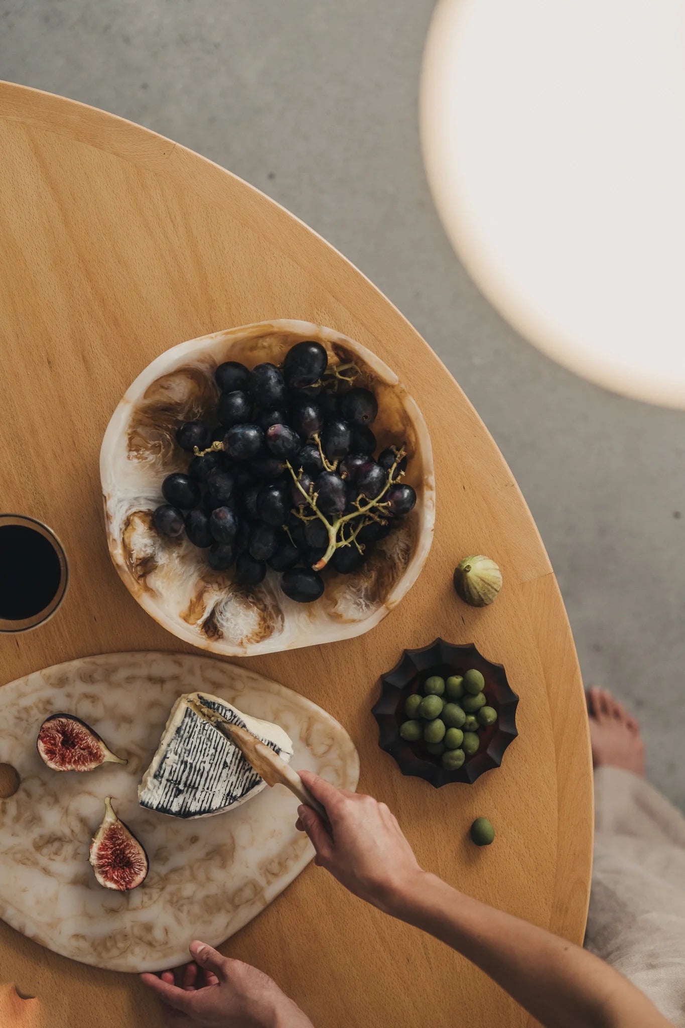 Flow Resin Salad Bowl