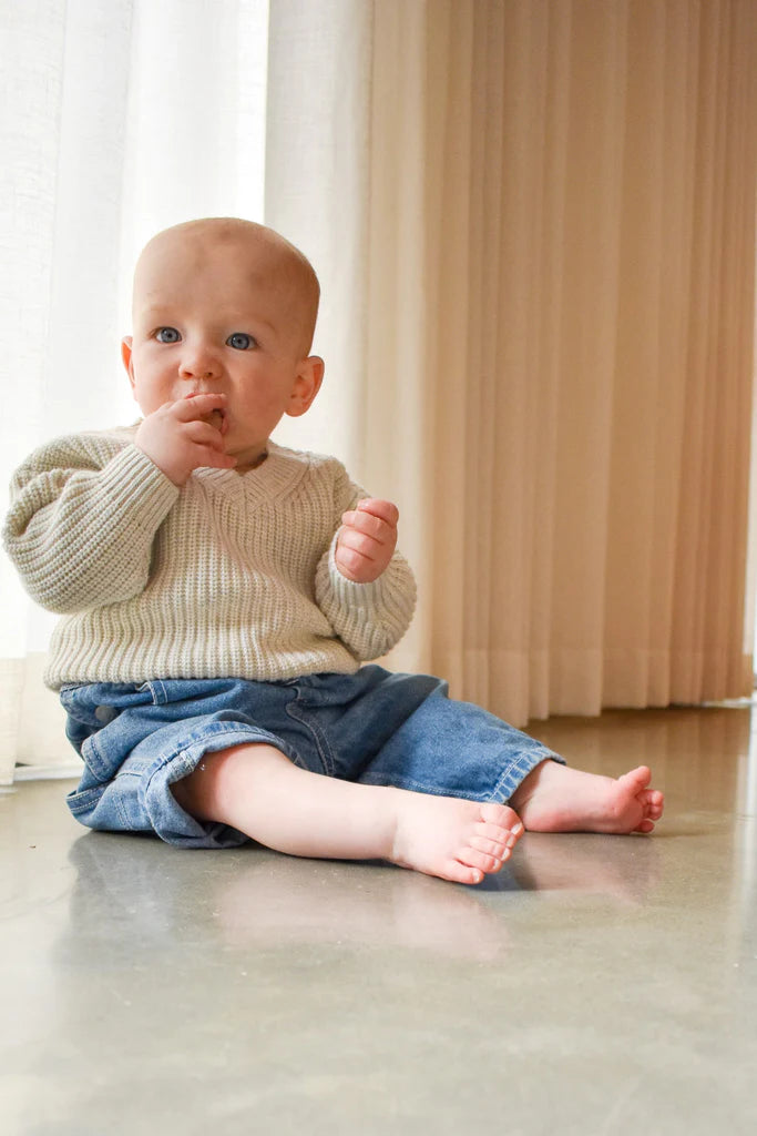 Pebble Twist Mini Me V-Neck Pullover
