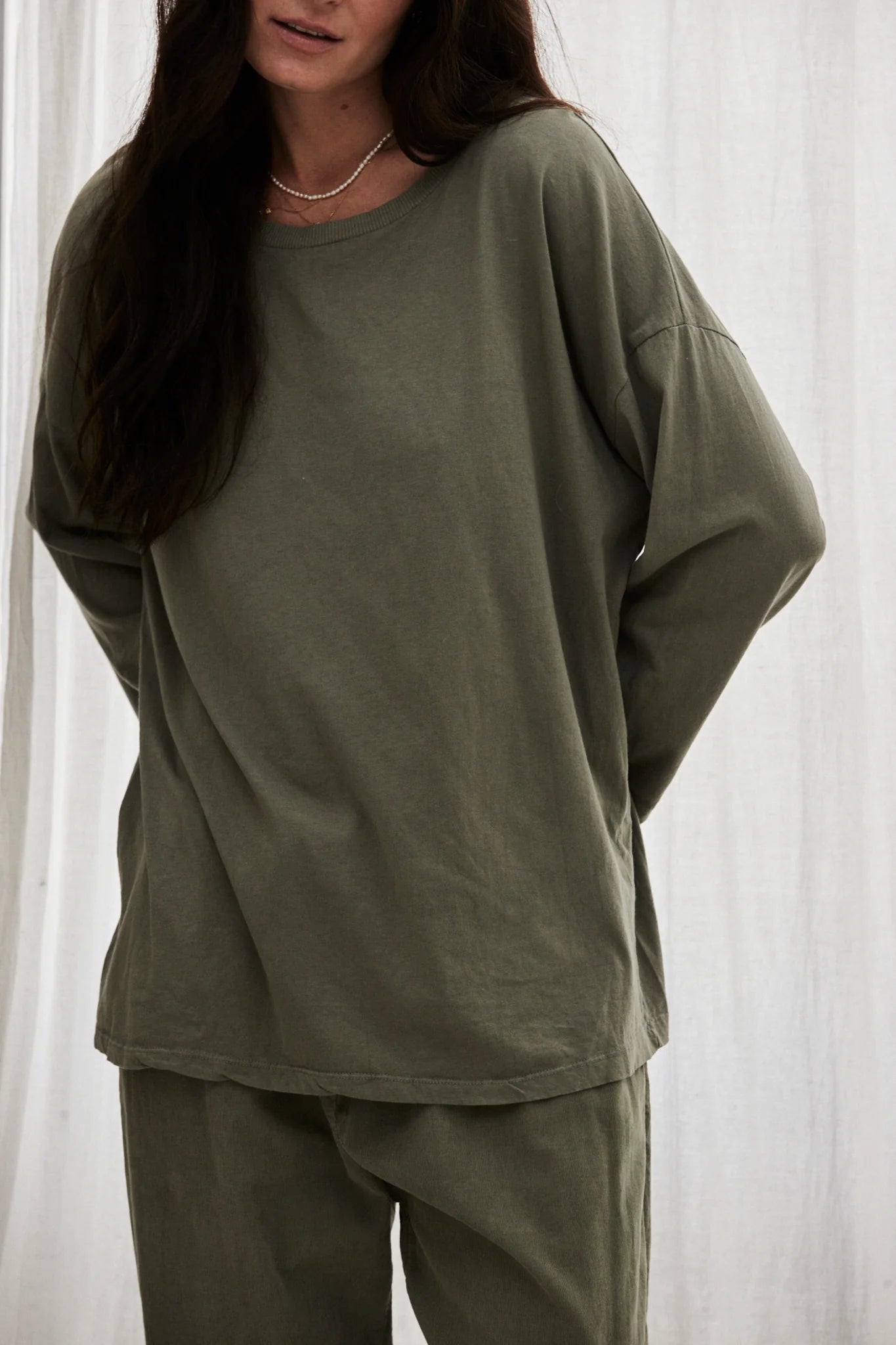 Tim Cotton Long Sleeve Tee