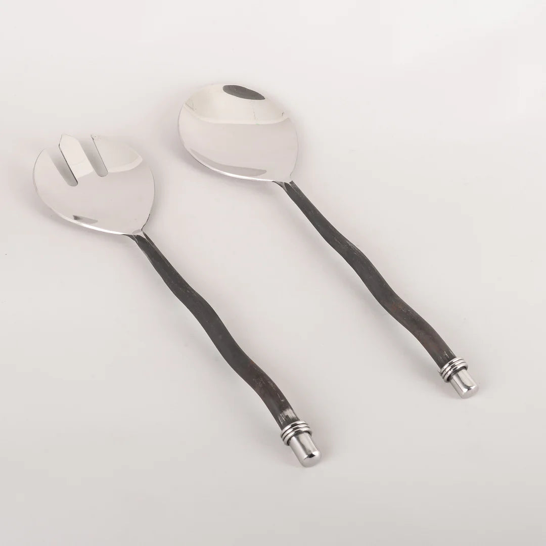 Salad Server - Twisted Handle