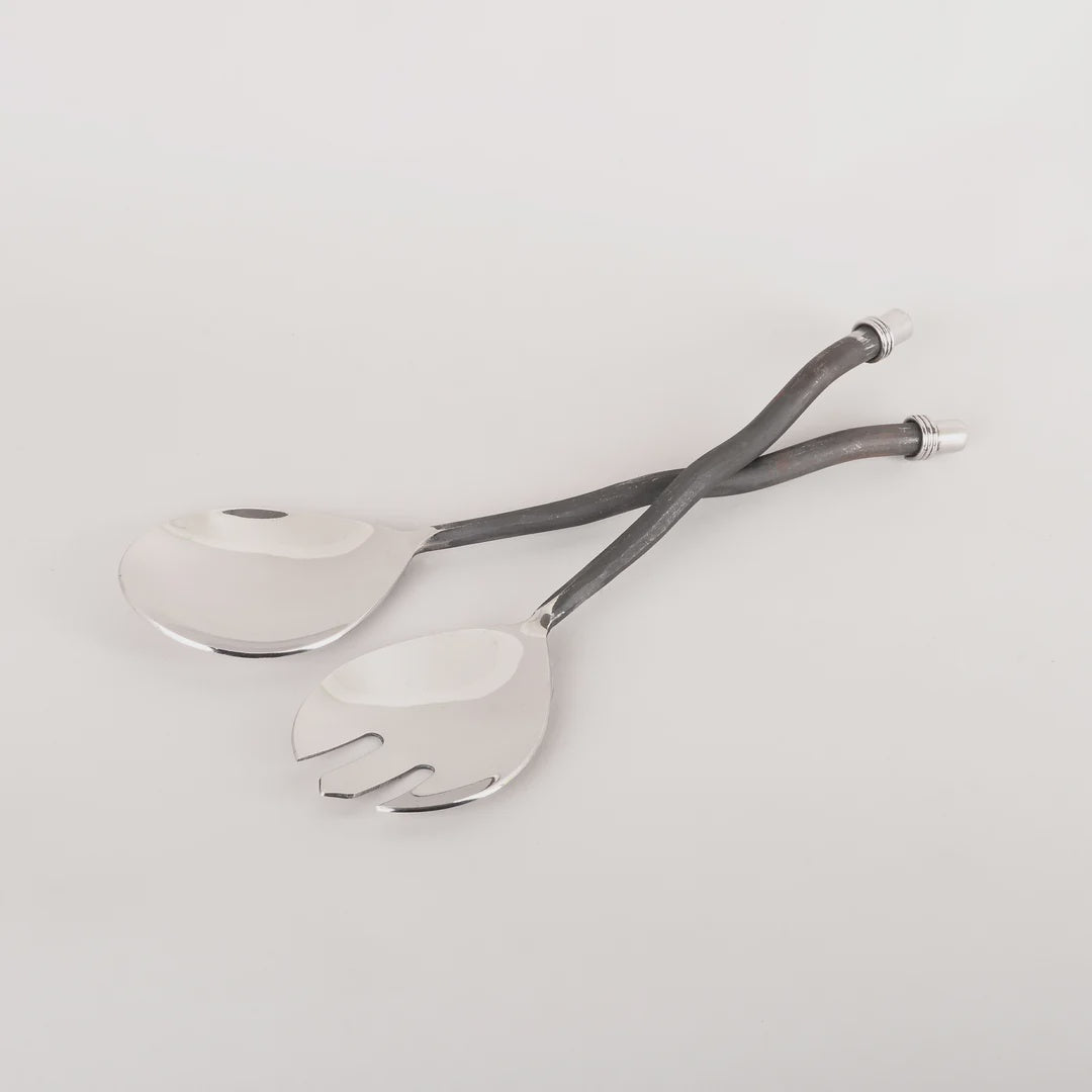 Salad Server - Twisted Handle