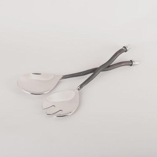Salad Server - Twisted Handle