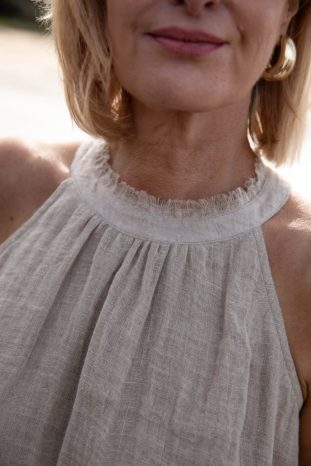 Ava Linen Top