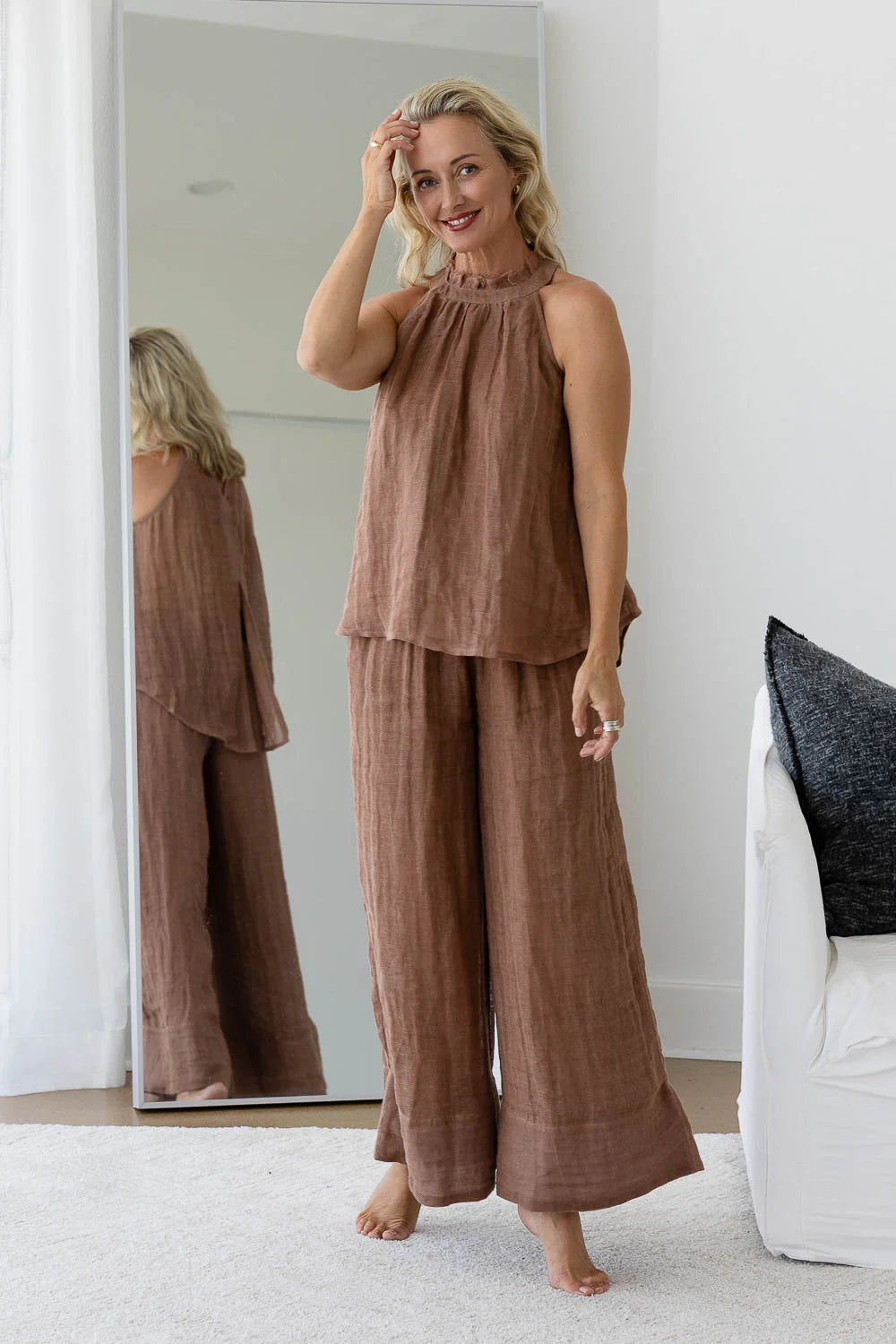 Ava Linen Top