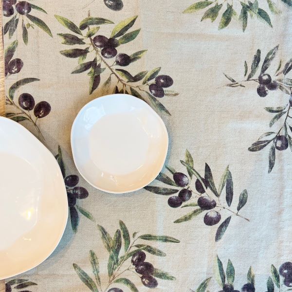 Como Table Linen - Olive