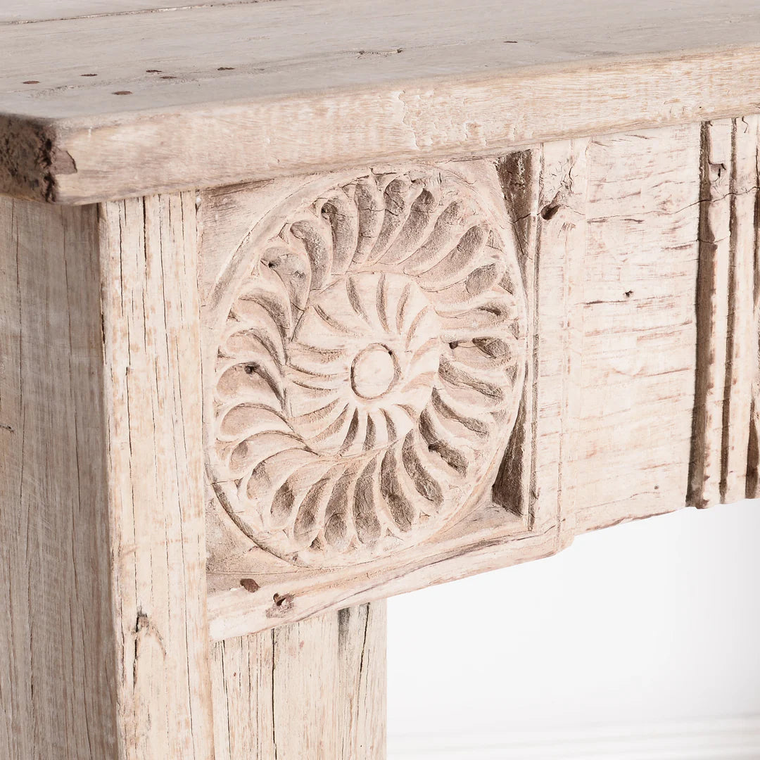 Carved Console with Column Legs