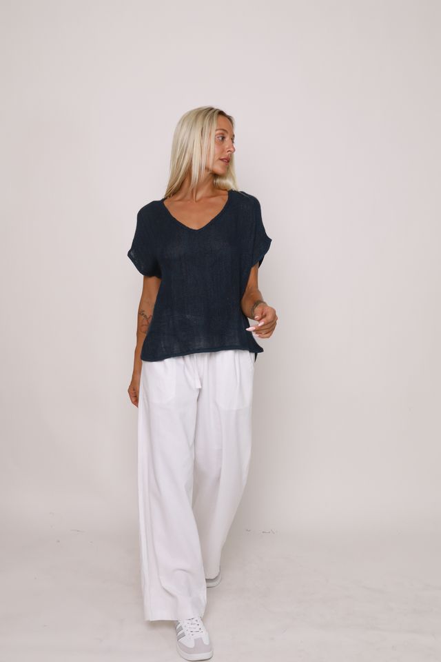 Paris V Neck Top