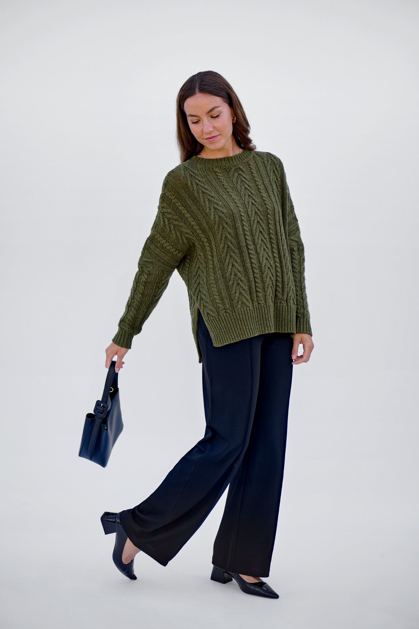 Soft Touch Cable Pullover