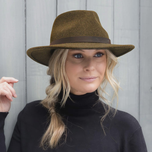 Billie Felt Fedora Hat