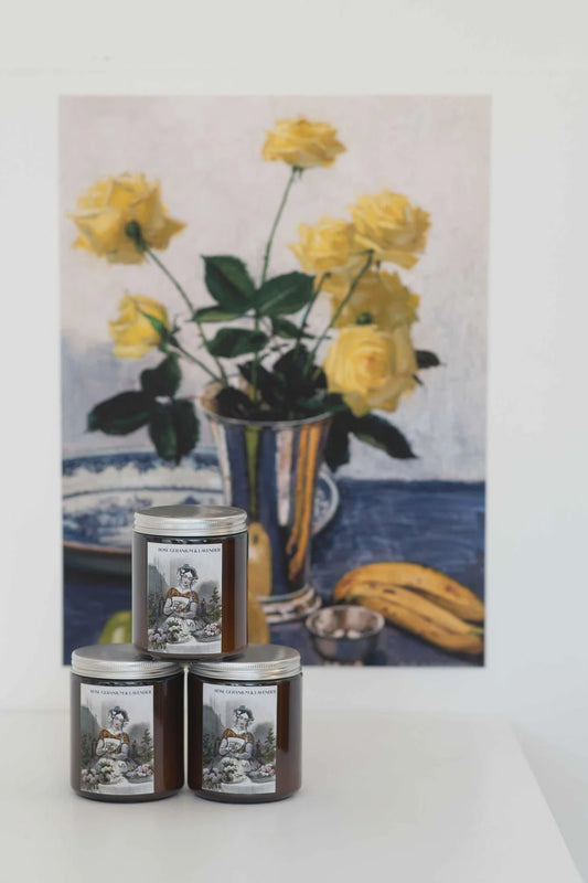 Rose Geranium Lavender Soy Candle