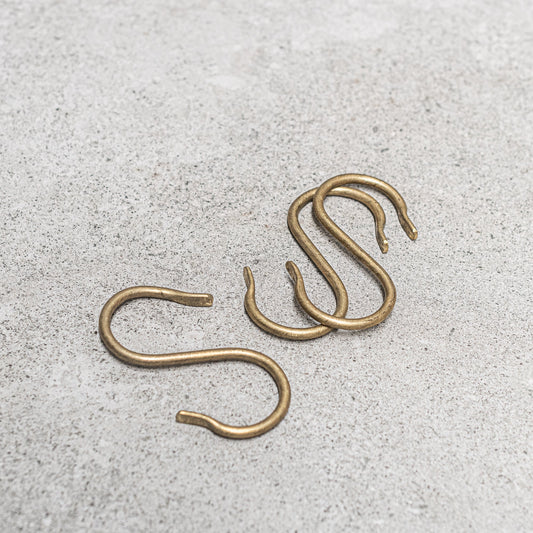 Brass "S" Hooks