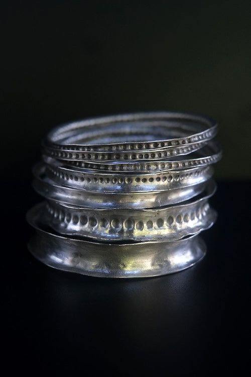Dot Motif Stacking Bracelets