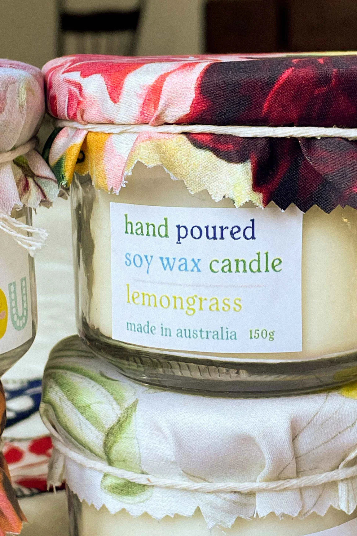Thank You Candle in a Glass Jar