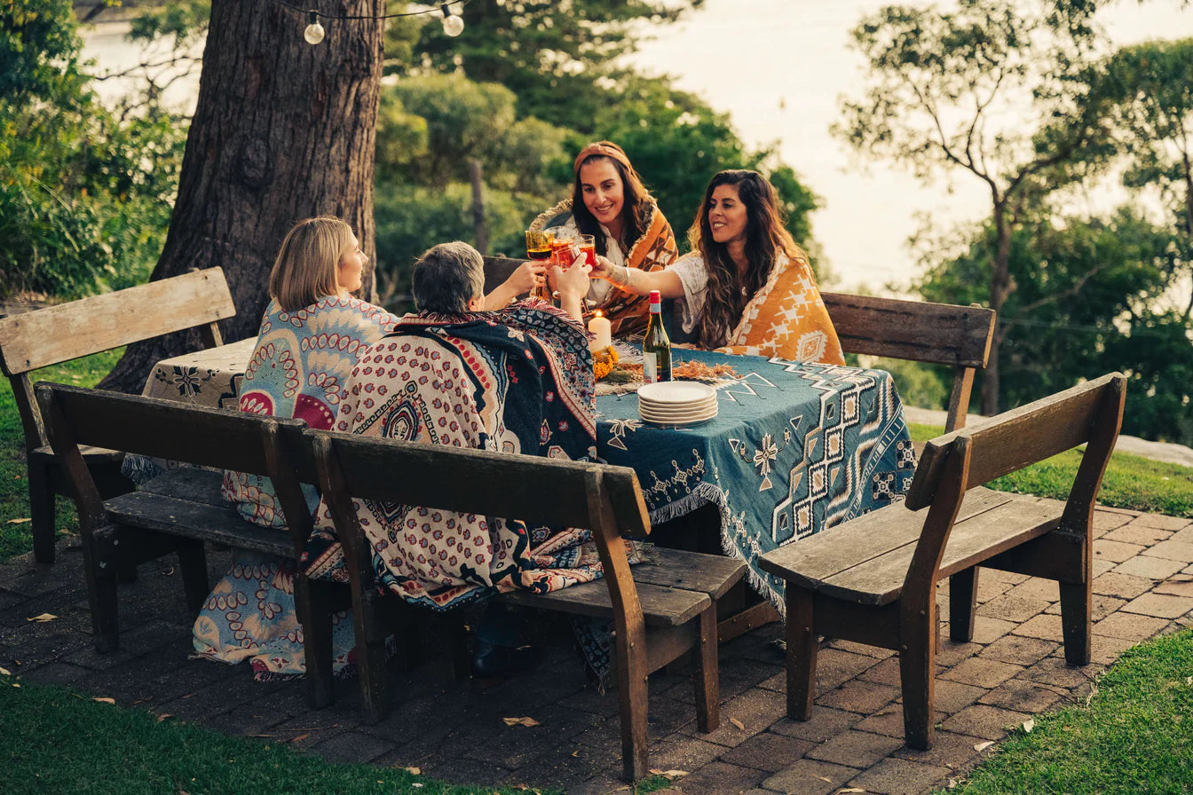 Hendeer 'LET IT BE' Picnic Rug