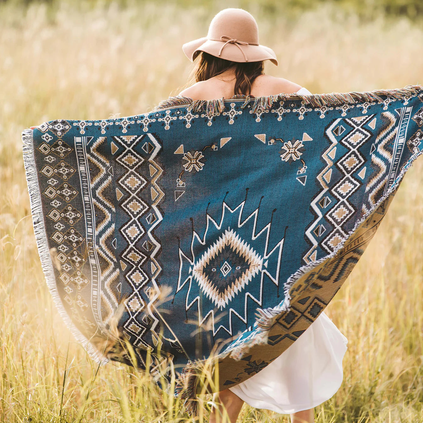 Hendeer 'LET IT BE' Picnic Rug