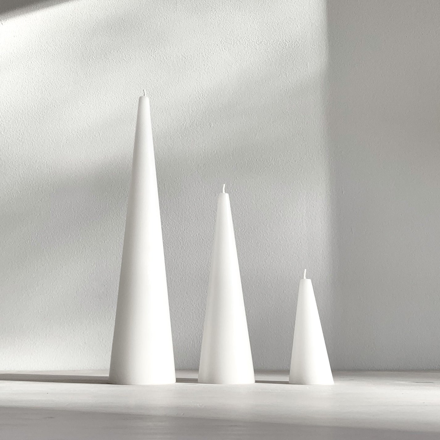 Cone Candle - White