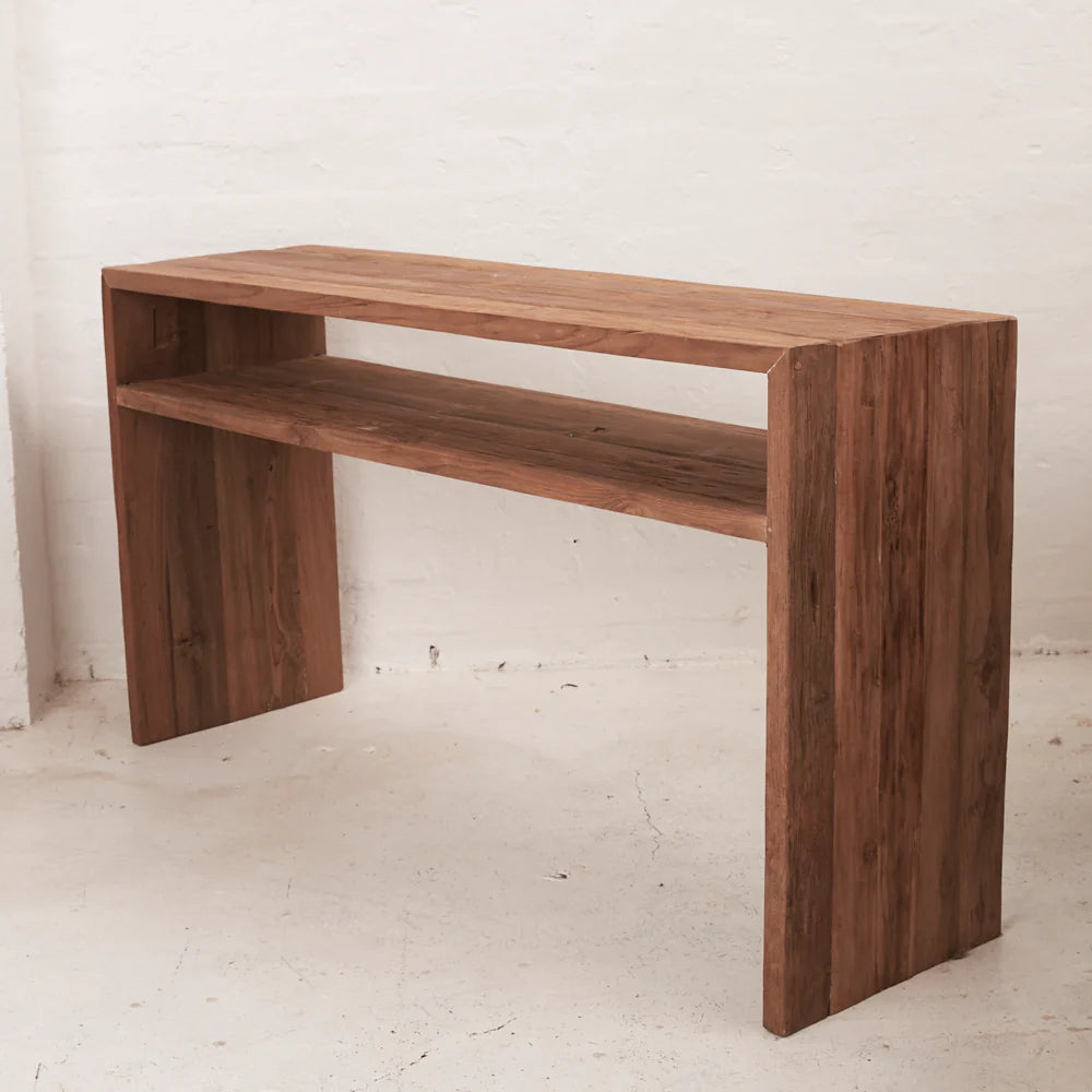 Beni Console with Shelf