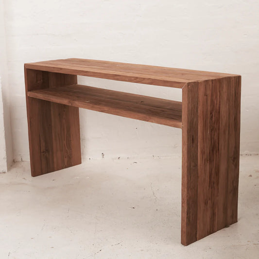 Beni Console with Shelf