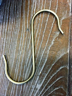 Brass "S" Hooks