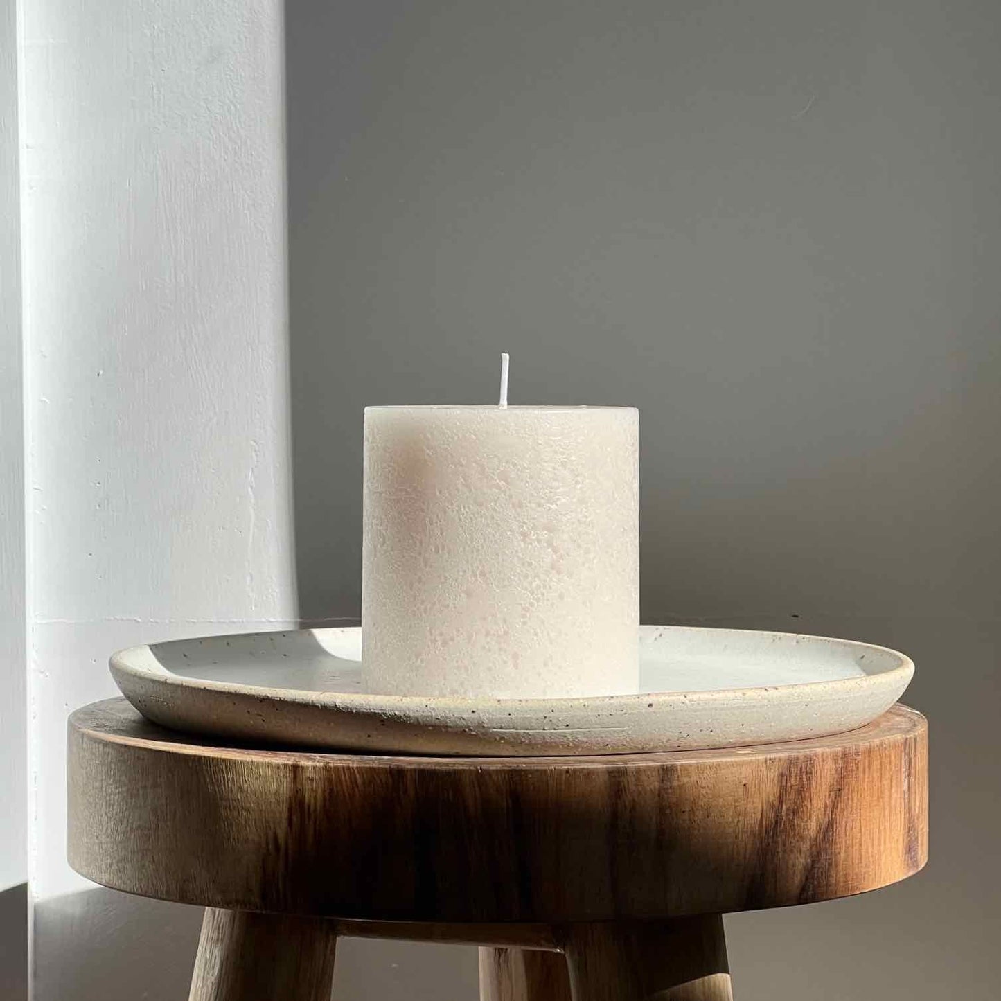 Textured XL Pillar - Sandstone