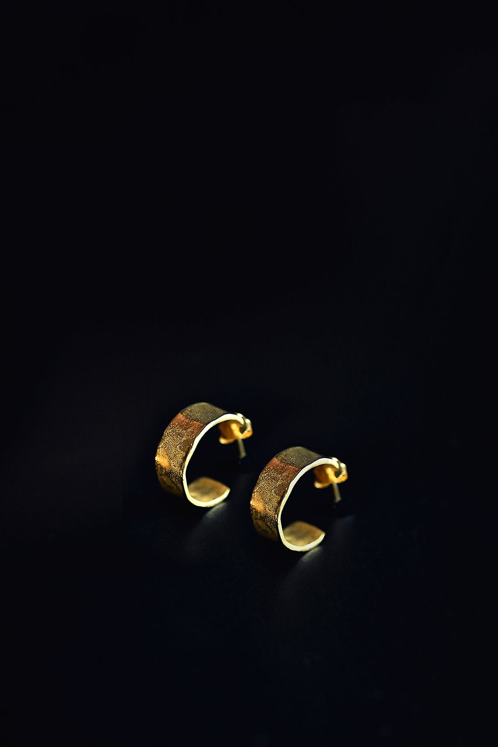 Small Sterling Silver or Gold Plated Hoops