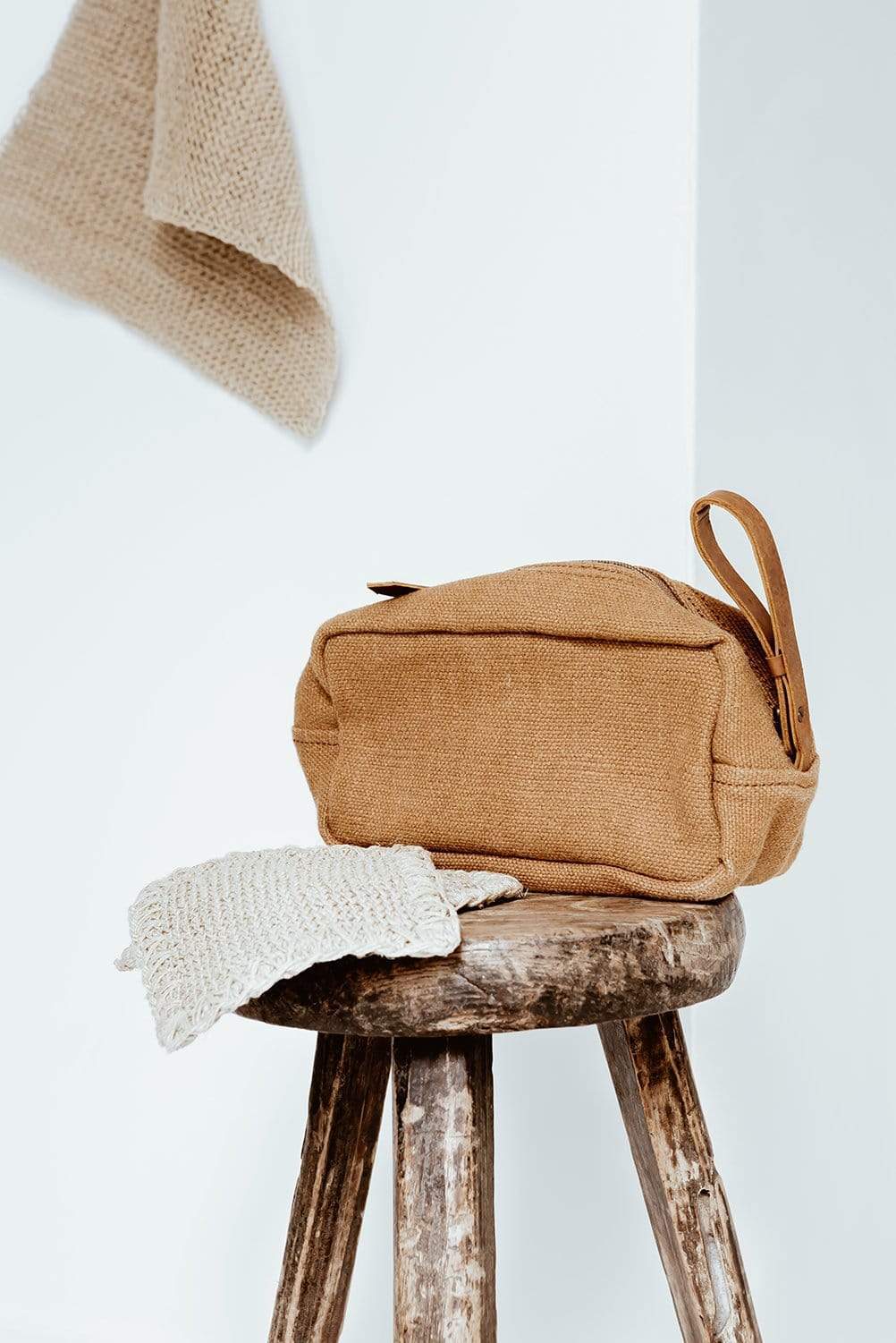 Dharma Door Toiletry Bag Camel