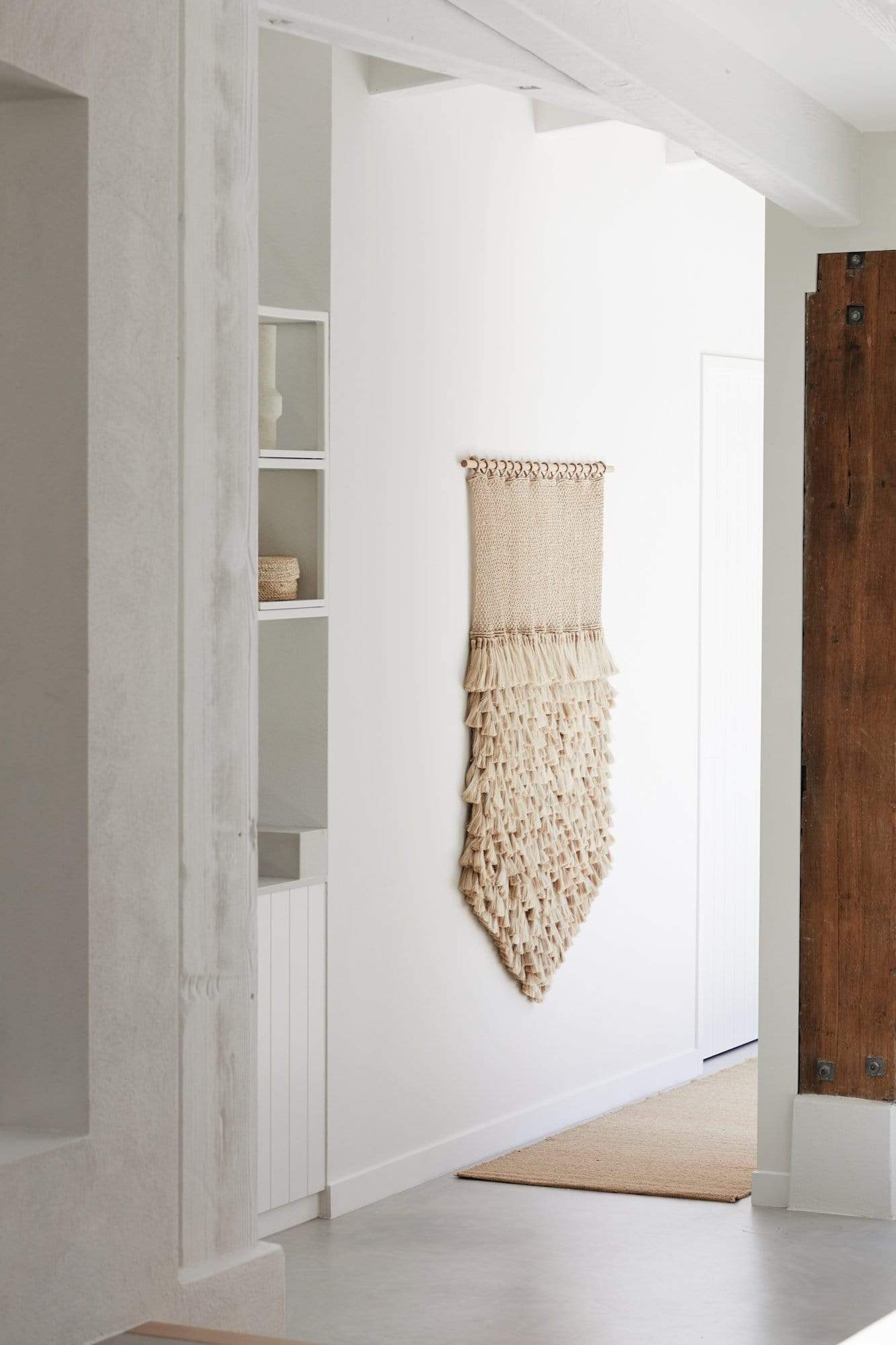 Dharma Door Jumbo Tassel Wall Hanging - Natural