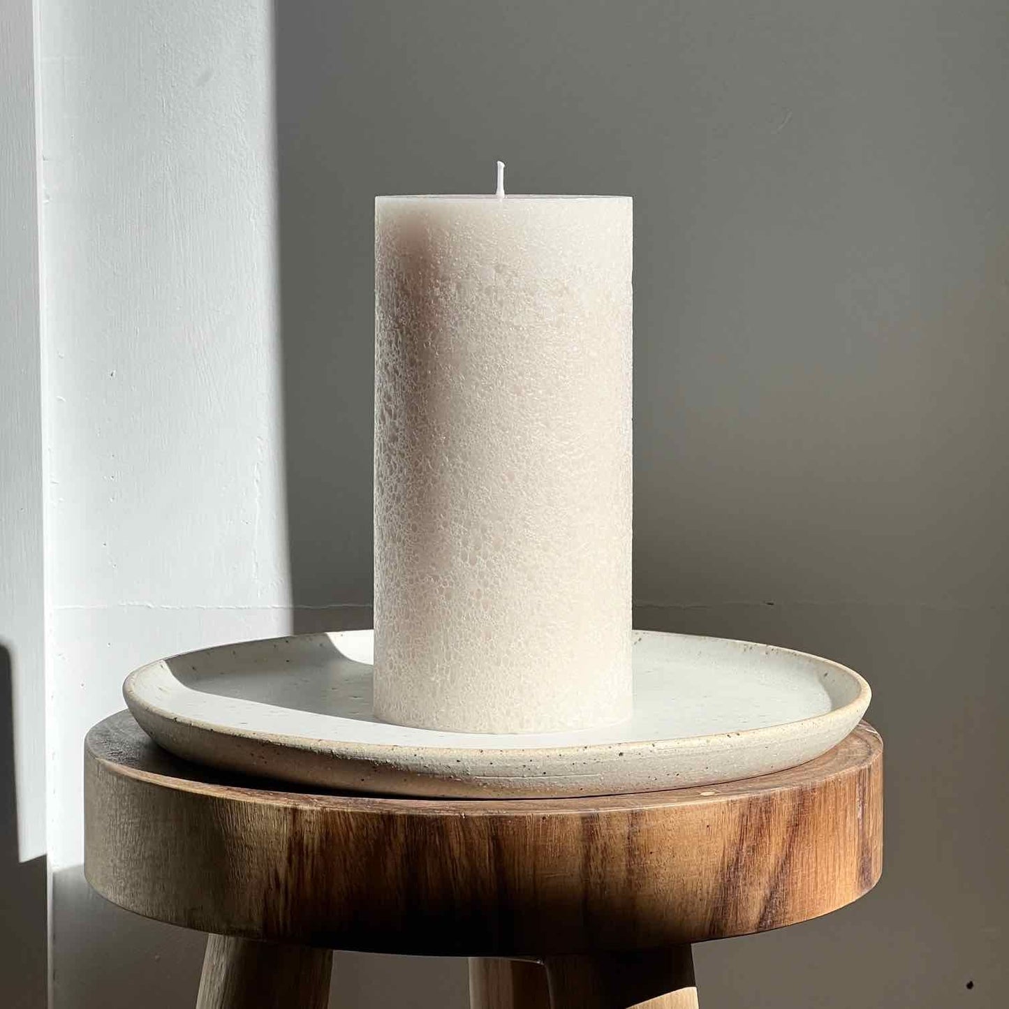 Textured XL Pillar - Sandstone