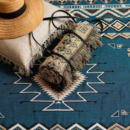 Hendeer 'LET IT BE' Picnic Rug