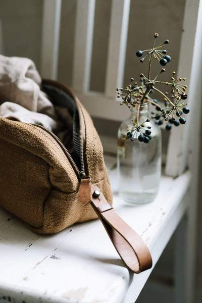 Dharma Door Toiletry Bag Camel