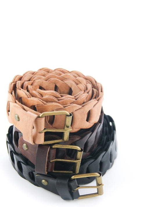 Casablanca Leather T-Bar Belt