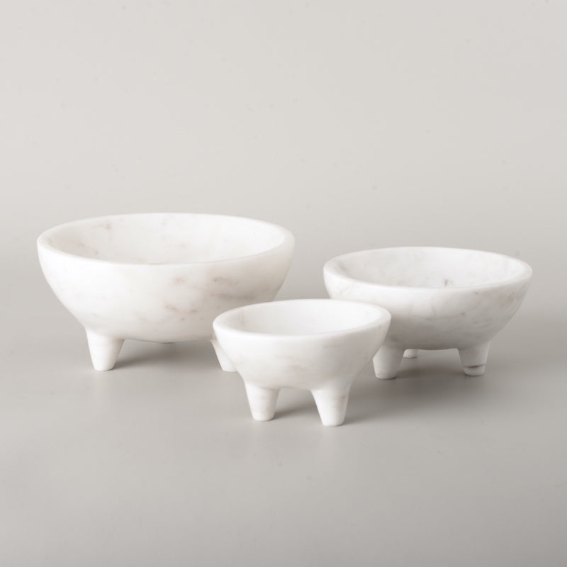 Marble 3 Leg Bowl