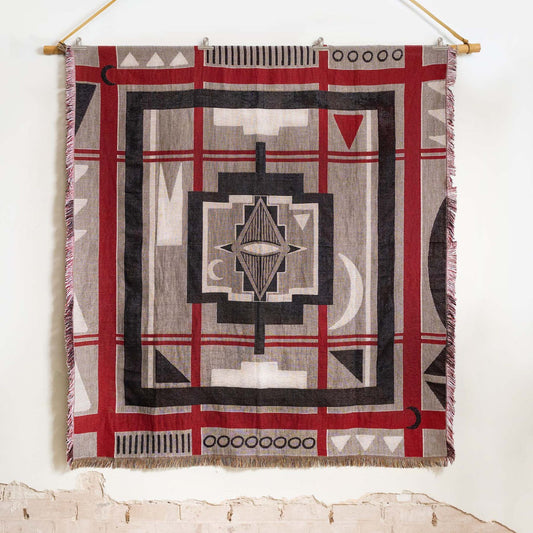 GET BACK' WOVEN PICNIC RUG/THROW