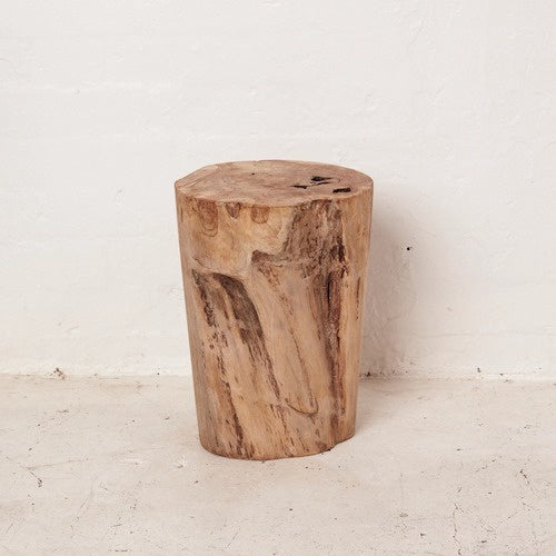 Hadi Natural Tree Stump Stool