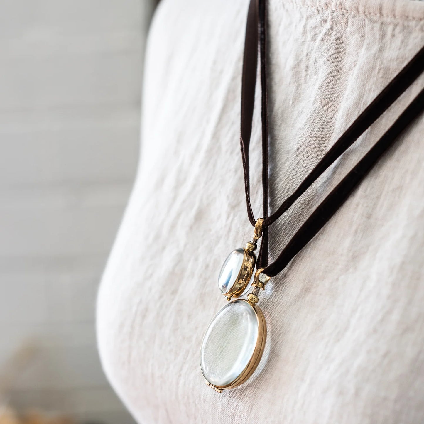 Rock Crystal Lockets