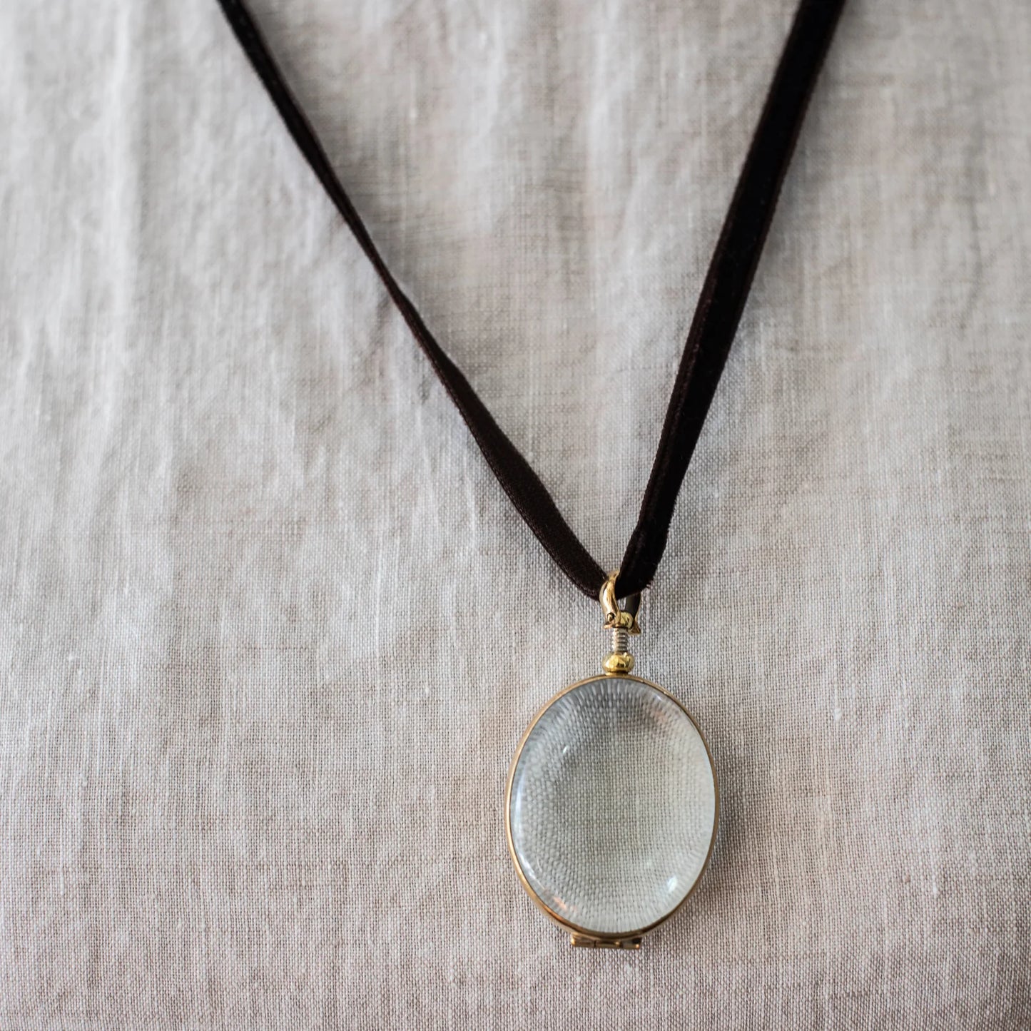 Rock Crystal Lockets
