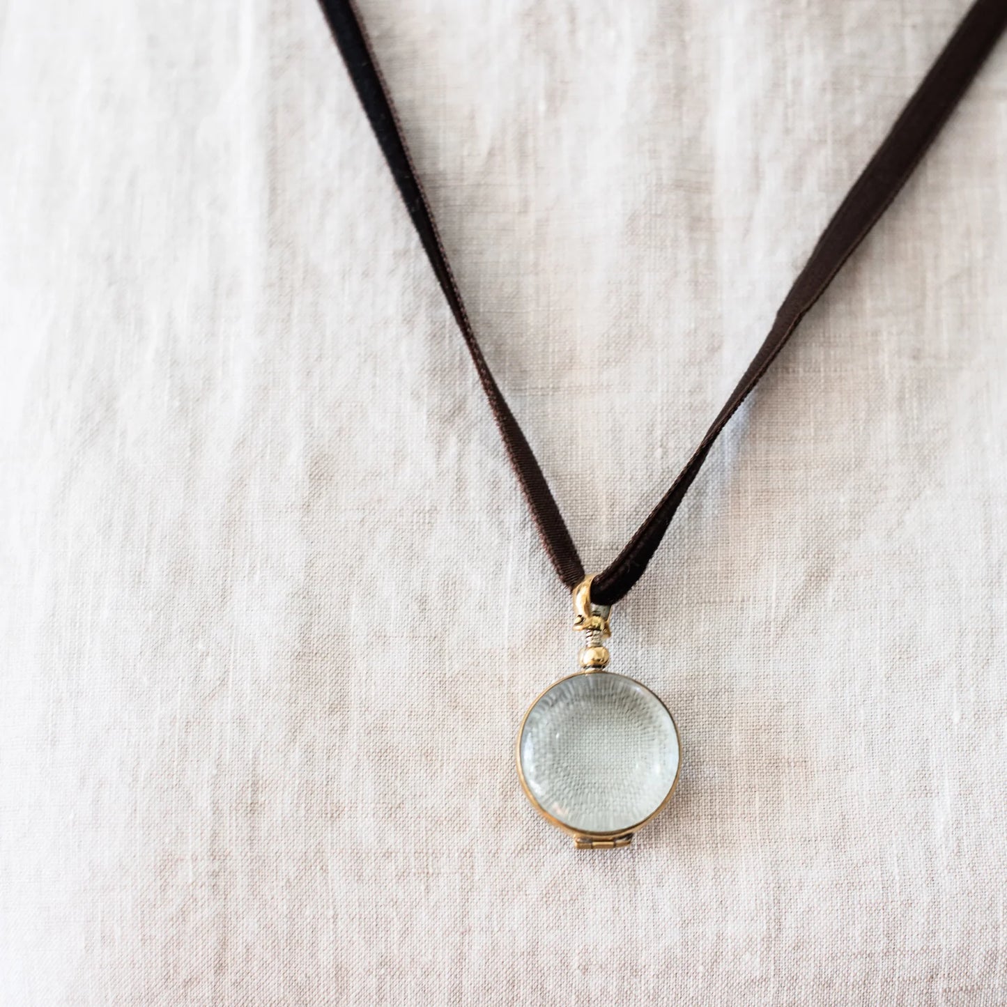 Rock Crystal Lockets